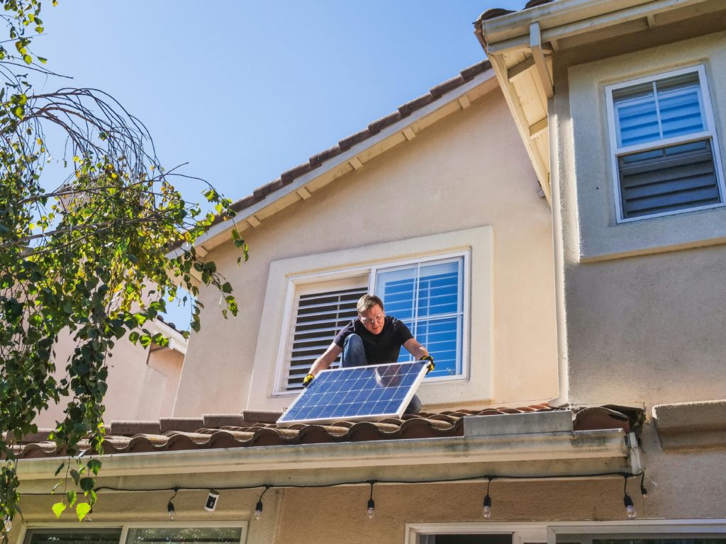 Panneaux solaires à Sion